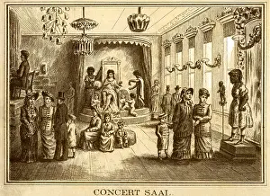 Gassner: Germany, Munich, Aquarium, interior view, concert