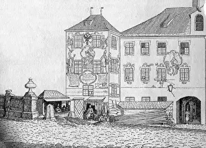 Bollinger: Germany, Munich, Im Tal, etching by Friedrich