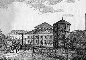 Isartor: Germany, Munich, Isartorplatz with Isartor and