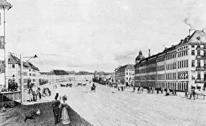 Maxvorstadt: Germany, Munich, Maximiliansplatz, view, after