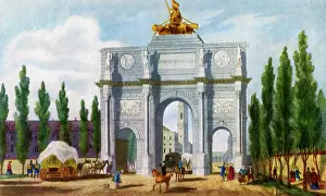 Quadriga: Germany, Munich, monuments, Siegestor, built