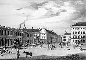 Odeonsplatz: Germany, Munich, Odeonsplatz with Royal Residence