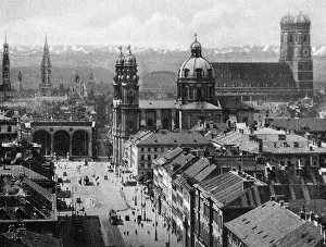 Theatiner: Germany, Munich, Odeonsplatz, view, 1930s