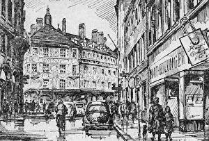 Rosenstraße: Germany, Munich, Rosenstrasse with Ruffini block