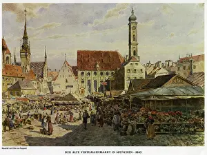 Ruppert: Germany, Munich, Viktualienmarkt, view, after