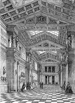 Klenze: Germany, Oberstauf, Walhalla Temple, built 1830