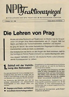 Conclusions: Germany, politics, press/media, NPD - Fraktionsspiegel