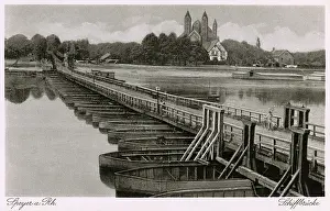 Speyer: Germany - Speyer a Rhine - The Pontoon Bridge