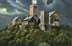Moonshine: Germany, Thuringia, Wartburg, circa 1912