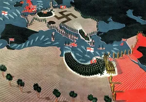 Points: Germany at war on all fronts, WW2