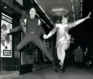 Gerry: Gerry Marsden, Christine Holmes, in Charlie Girl, London