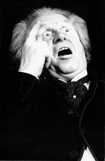 Gert: Gert Frobe, German actor, in dramatic scene