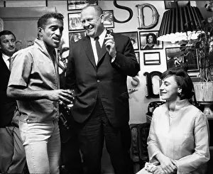 Gert: Gert Frobe, German actor, with Sammy Davis Jnr
