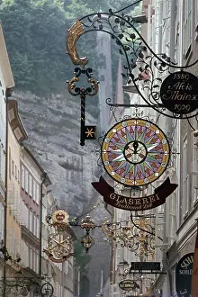 Salzburgs: Getreidegasse in Salzburg