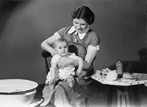 Bathtime: Getting baby ready for his bath