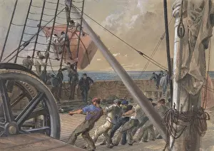 Telegraphic: Getting Out One of the Large Buoys for Launching