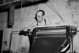Typewriter: Getting out the newspaper published by and
