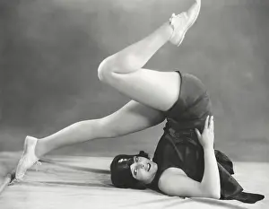 Beneficial: Getting into the yoga plow pose