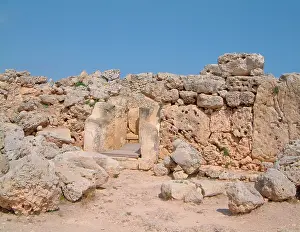 Gozo: GGANTIJA TEMPLES/MALTA