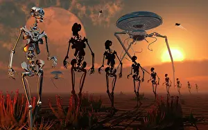Dystopia: A ghostly robotic army is on the move