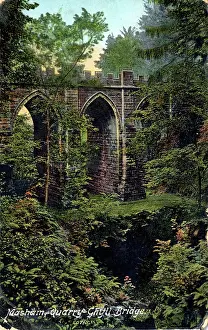 Ghyll: Ghyll Bridge, Masham Quarry, Yorkshire