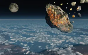 Solar: A giant asteroid burning up in the Earth's atmosphere