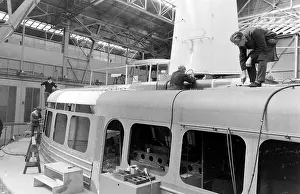 Hovercrafts: Giant hovercraft under construction, Isle of Wight