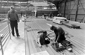 Hovercrafts: Giant hovercraft under construction, Isle of Wight