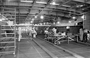 Hovercrafts: Giant hovercraft under construction, Isle of Wight