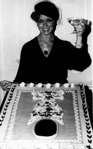 Francs: A giant jewel cake