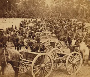 Oaks: Gibson's horse battery (C. 3d US Art'y.) near Fair Oaks, Va