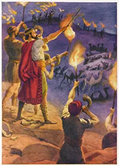 Midianites: GIDEON V MIDIANITES