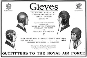 Gieves: Gieves RAF Uniforms & Flying Kit 1930