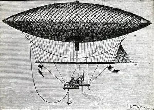 Dirigible: Giffard's steam dirigible, 1852