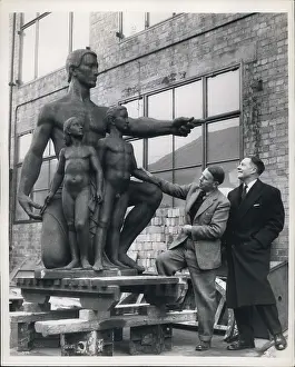 Ledward: Gilbert Ledward, sculptor, and Guy Morgan, architect