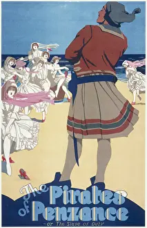 Penzance: Gilbert and Sullivan theatre poster