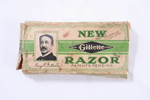 Gentlemens: gillette razor king gillette image photograph