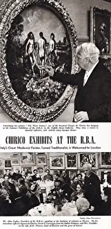 Varnishing: Giorgio de Chirico exhibits