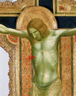 Giottos: Detail of Giotto's Crucifix, housed