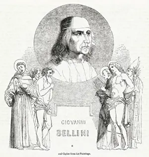 Bellini: Giovanni Bellini with figures from his paintings