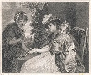 Palmistry: Gipsy reading a palm