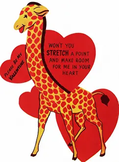 Giraffe: Giraffe Valentine