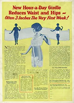 Girdle: Girdle that reduces waist and hips