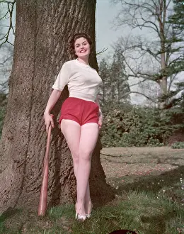 Softball: GIRL WITH BAT