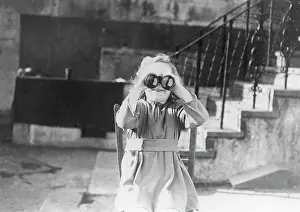 Bins: GIRL WITH BINOCULARS