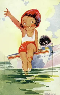 Heartily: Girl on a boat