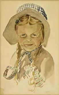 Bows: Girl in bonnet