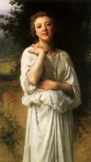 Bouguereau: Girl, by Bouguereau
