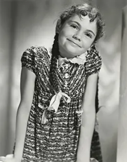 Pigtails: Girl with braids -