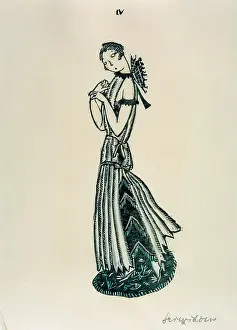 Capricious: Girl an a capricious dress